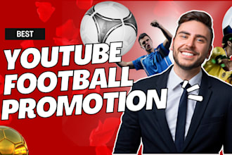 showcase your football and sports highlights with youtube video promotions