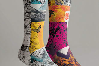 design production ready custom socks that pop