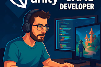 develop 2d ,3d unity game for mobile professionaly
