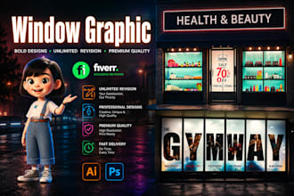 create special designs for your windows, shop or store front