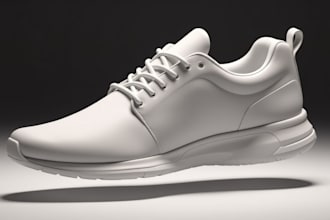 create 3d shoe models for ar try on, VR apps, and virtual fitting experience