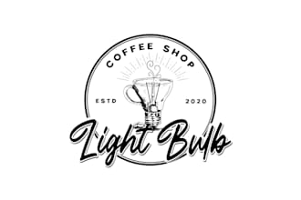 desgin custom vintage logo design with hand drawn illustration
