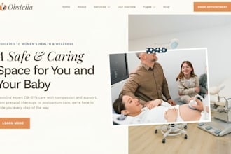 squarespace women health clinic website fertility clinic website naturopath site