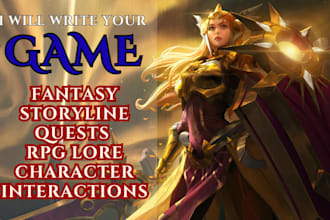 write game backstory and rpg lore fantasy