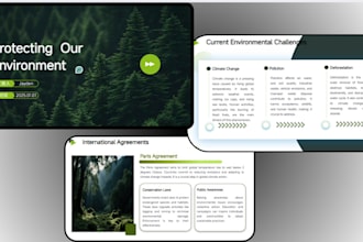 create a simple, clean and impactful PPT slides
