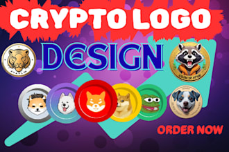 brainstorm viral crypto meme logo, coin designs, and sticker concepts