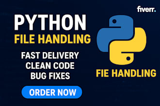 do file handling, automation, and python file handling