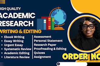 expert academic writer service, academic research, systematic review, PPT