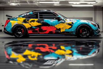 sketch and design concept car for your project