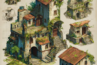 make environment concept art for you game