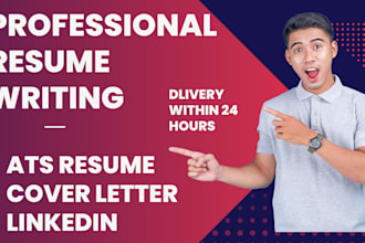 professional ats resume writing, rewriting, CV, cover letter, linkedin
