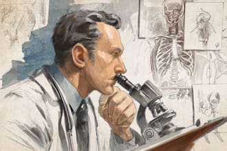 draw human anatomy, medical illustrations and diagrams