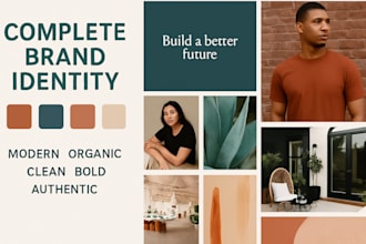 do art direction and visual concepts for complete brand identity
