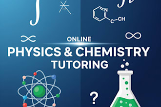 be your online physics and chemistry tutor