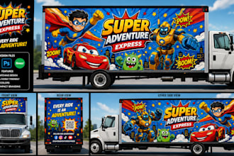 do professional designs for your semi, food and trailer truck wraps
