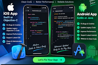 build or fix your native android app