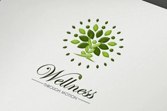 design wellness therapy counselling coaching psychology logo