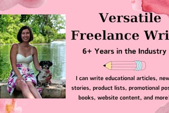 write a variety of articles