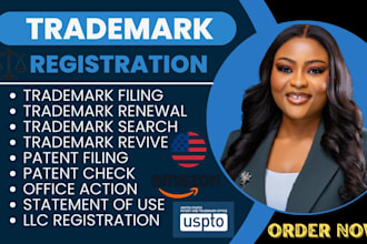 handle your patent search, patent filing, trademark filing and search