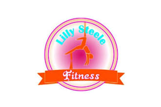 design motivation small aerial yoga studio logo