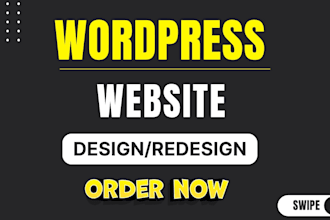 do wordpress website design and business ecommerce store
