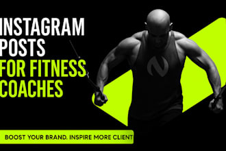 design fitness instagram posts for trainers and coaches