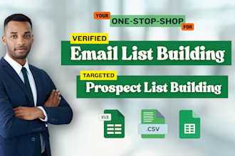 build verified email lists for cold email marketing and b2b lead generation