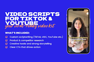do ad copywriting for tiktok and youtube