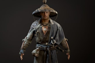 custom 3d metahuman character with rigging for unreal engine and unity,cc4 model