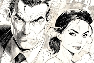 draw comic book illustration with comic book illustrator