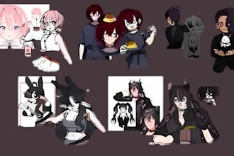 draw your oc roblox avatar minecraft skin or favorite character 3d roblox model