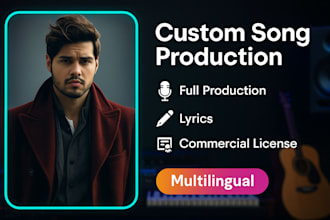 produce a custom, multilingual song or a brand jingle
