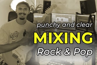 mix your rock or pop song with punch and clarity