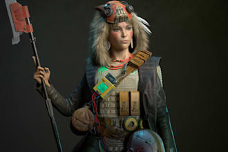 setup nsfw character, metahuman, 3d modular model, dynamesh, 3d texture, ue5 ri