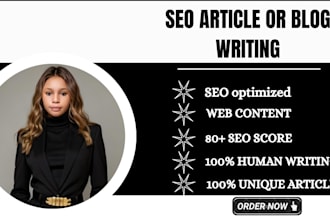 do seo blog writing and article writing or content writing