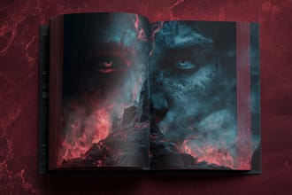 do fantasy book cover, thriller book cover design