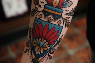 create a  tribal tattoo design