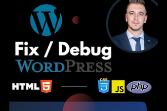 debug and fix wordpress issues