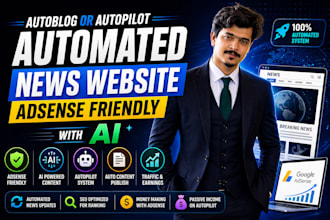 create autoblog  news website with ai autopilot