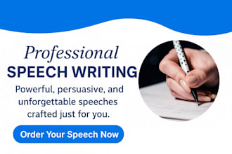 write a powerful and professional speech for any occasion