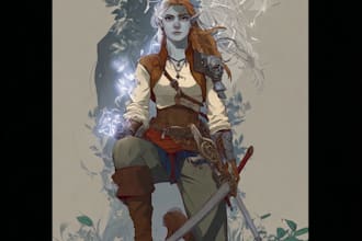 dnd character art and dnd character art