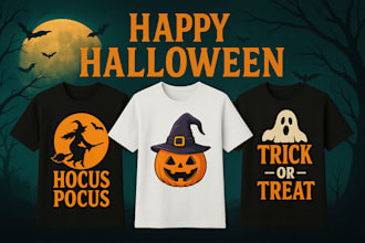 create halloween, fall, coquette preppy tshirt design