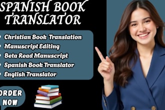 proofread your self help spanish book memoir manuscript book translation