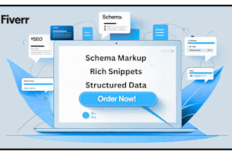 add schema markup, rich snippets, structured data on website