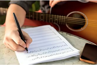 write french song lyrics arabic songwriter ghostwriter songwriter lyrics writer