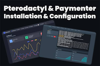 setup pterodactyl and wings or any server management panel