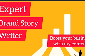 write your brand story and tone of voice guidelines