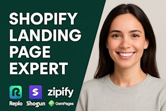 design replo landing page, shogun, zipify, and gempages