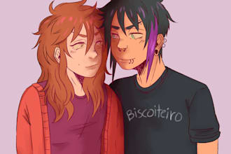 create an oc in my anime style