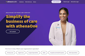 design medical website, healthcare website and dental website